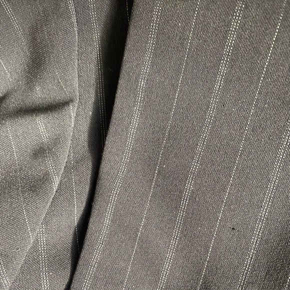 Emanuel Ungaro black pinstripe wool oversized blazer - Picture 9 of 11